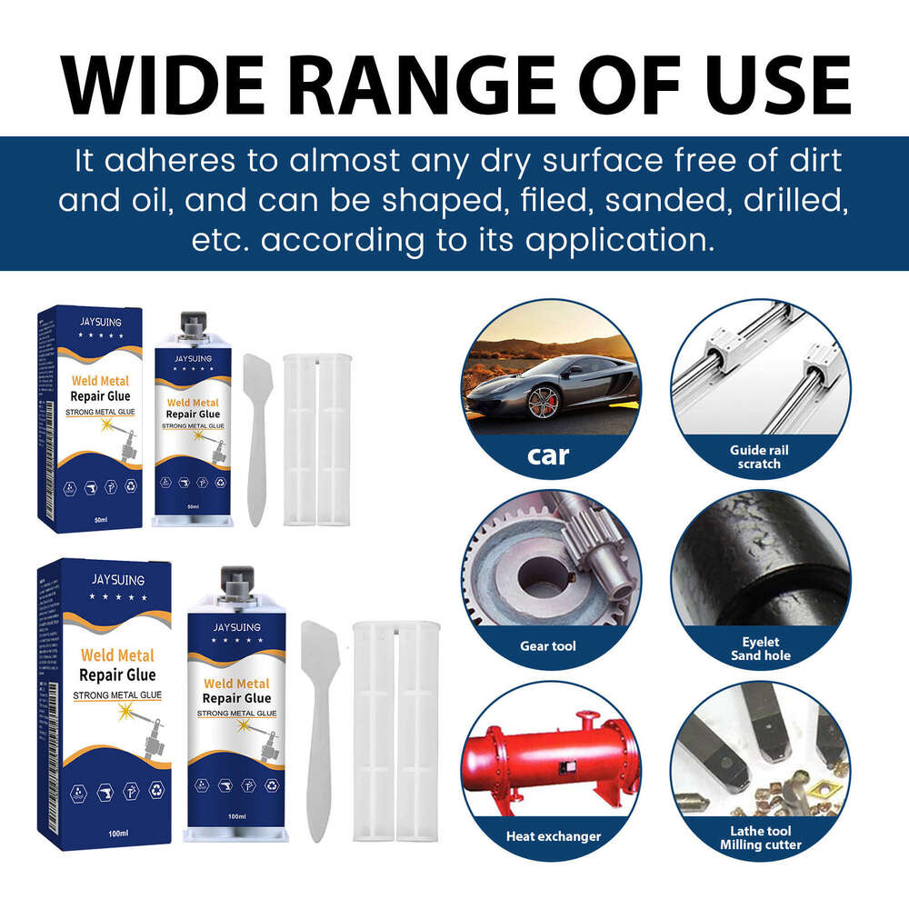 100ml Metal Stone Ceramic Steel Mold Crack Pattern Waterproof High Temperature Resistant Glue S260202