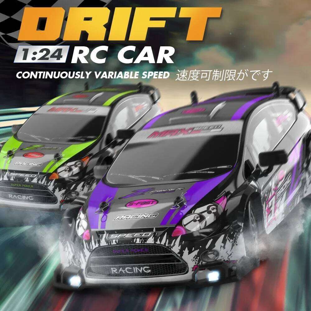 AE86 RC Drift Racing Car 1/24 4WD 30KM/h High Speed with Light 2.4G Radio Controlled Vehicle Model Race Competition Toy for Boys Y260131