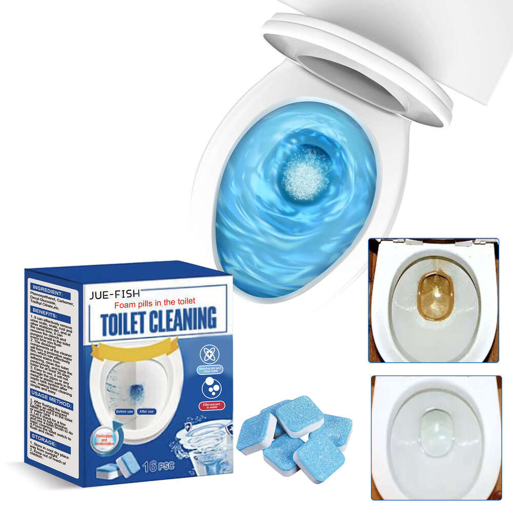 Jue-Fish Removal Cleaning Urine Stain Deodorizing Fragrance Toilet Effervescent S260202