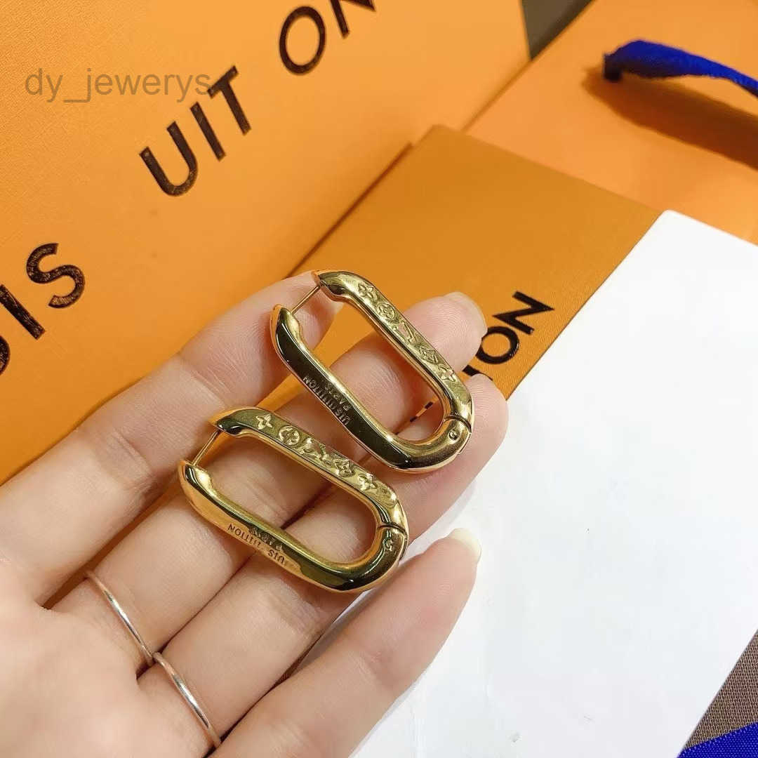 2025 Earrings designer earrings Studs For Women White Gold S925 Sterling Silver Brilliant Lab Diamond