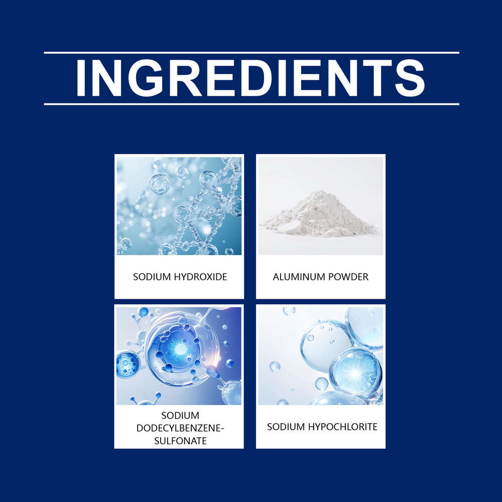 Jakehoe Powder Kitchen Sink Drain Bathroom Pipe Various Clog Cleaning Dissolver S260202