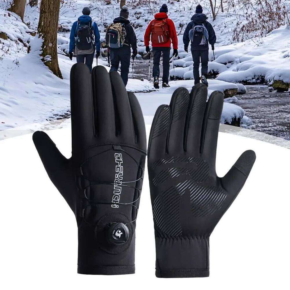 Winter Warm for Men Women Extended Thickened Windproof and Waterproof Sports Touchscreen Skiing Cycling Gloves XJ260202