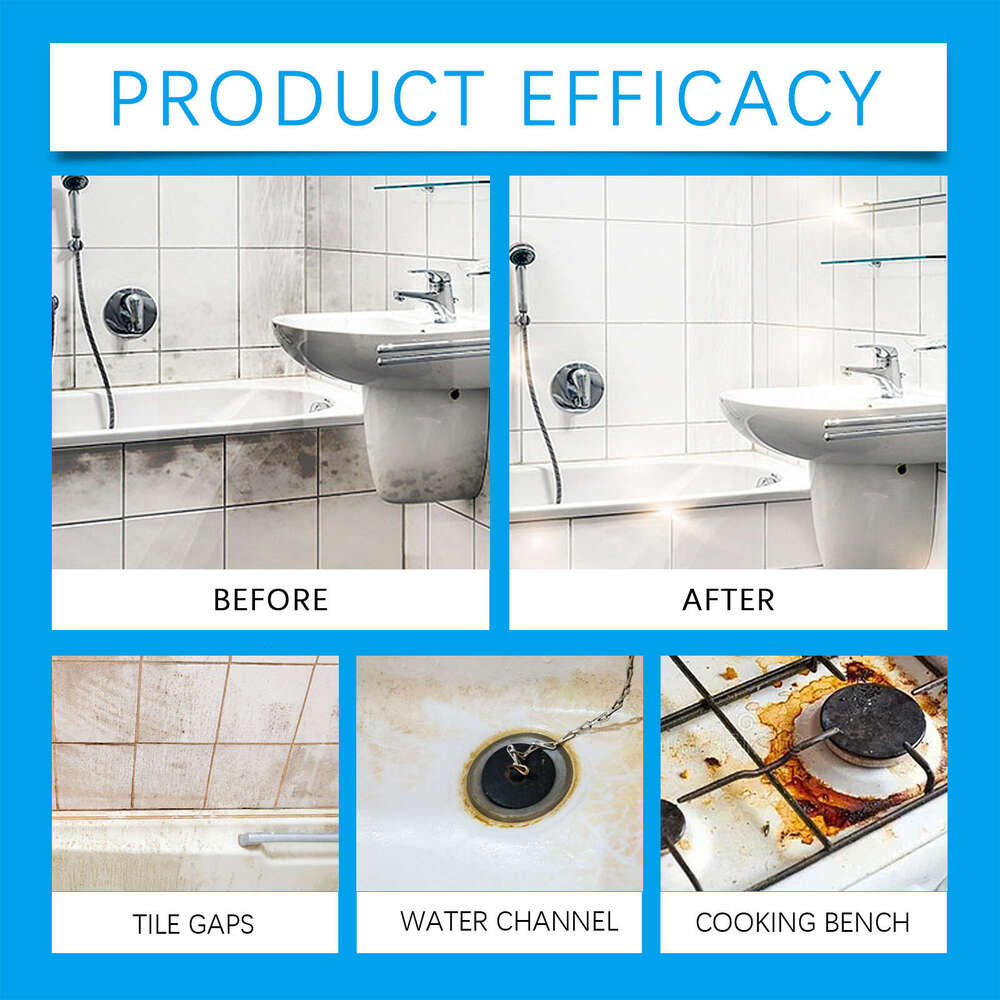 JUE FISH Multi-Surface Remover Kitchen Heavy Oil Dirt Cleaning Stain Cleaner Effervescent Tablets S260202