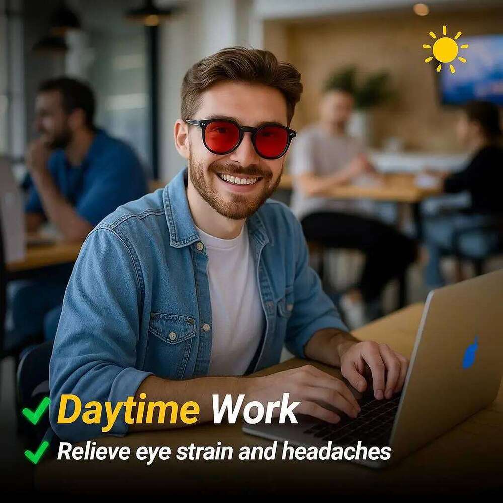 Blue Light Glasses Better Sleep Men Women Anti Eye Strain Protection Computer Screens and Gaming Sunglasses for Driving H260202