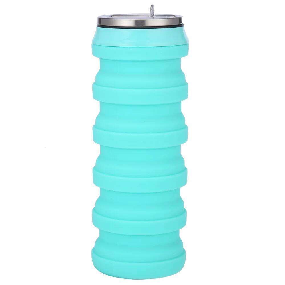 New Silicone Collapsible Wear-resistant Creative Folding Water Cup Gift Sports Sport Bottle Z260202