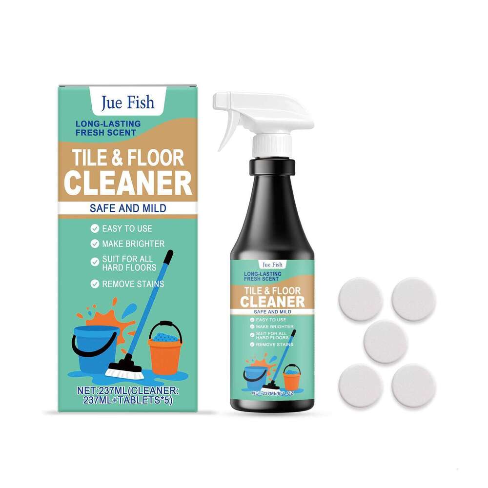 Jue Fish Stain Removal Bright Gentle Formula Household Floor Gloss Maintenance Cleaner S260202