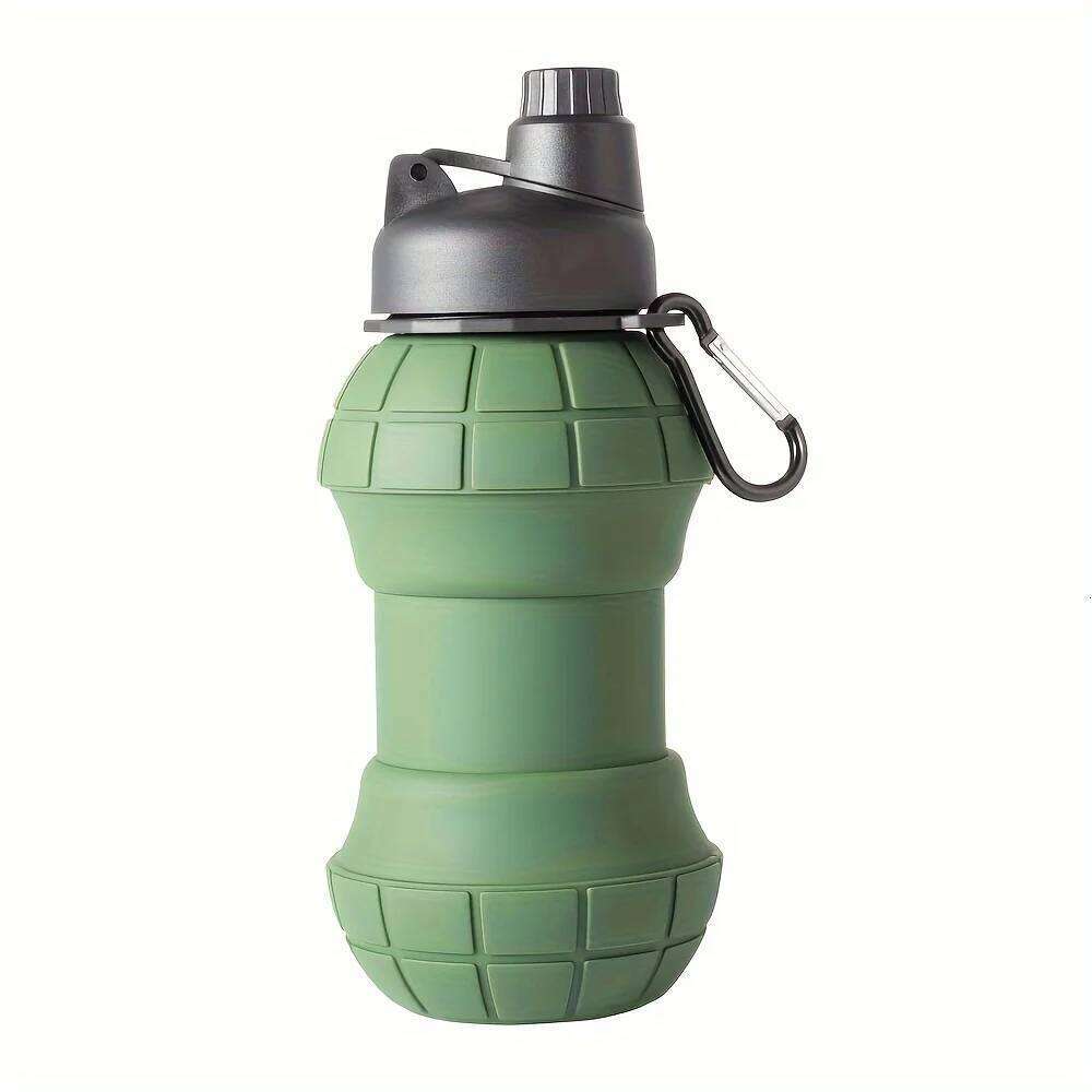 Outdoor Sports Running Fitness Silicone Portable Folding Water Bottle Compressed Travel Cup Durable Z260202