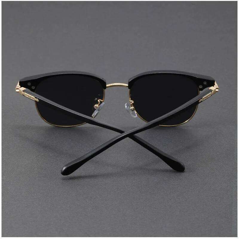 Fashionable Sunglasses European and American Metal Small Round Korean Version Glasses Retro Square Sunglas H260202