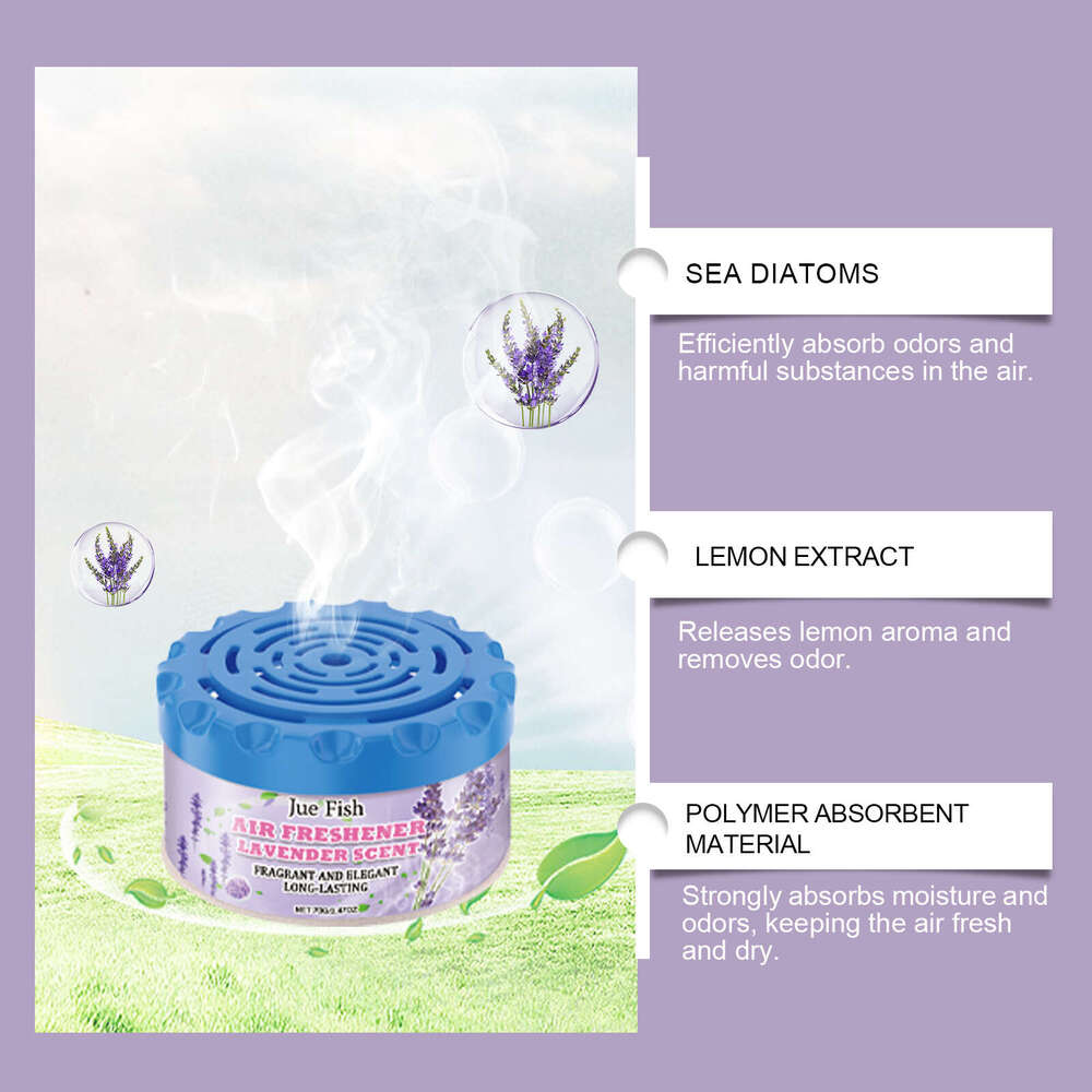 Fish Air Freshener Lavender Scent for Living Room Bedroom Bathroom Indoor Fresh Long-lasting Fragrance Deodorizer S260202