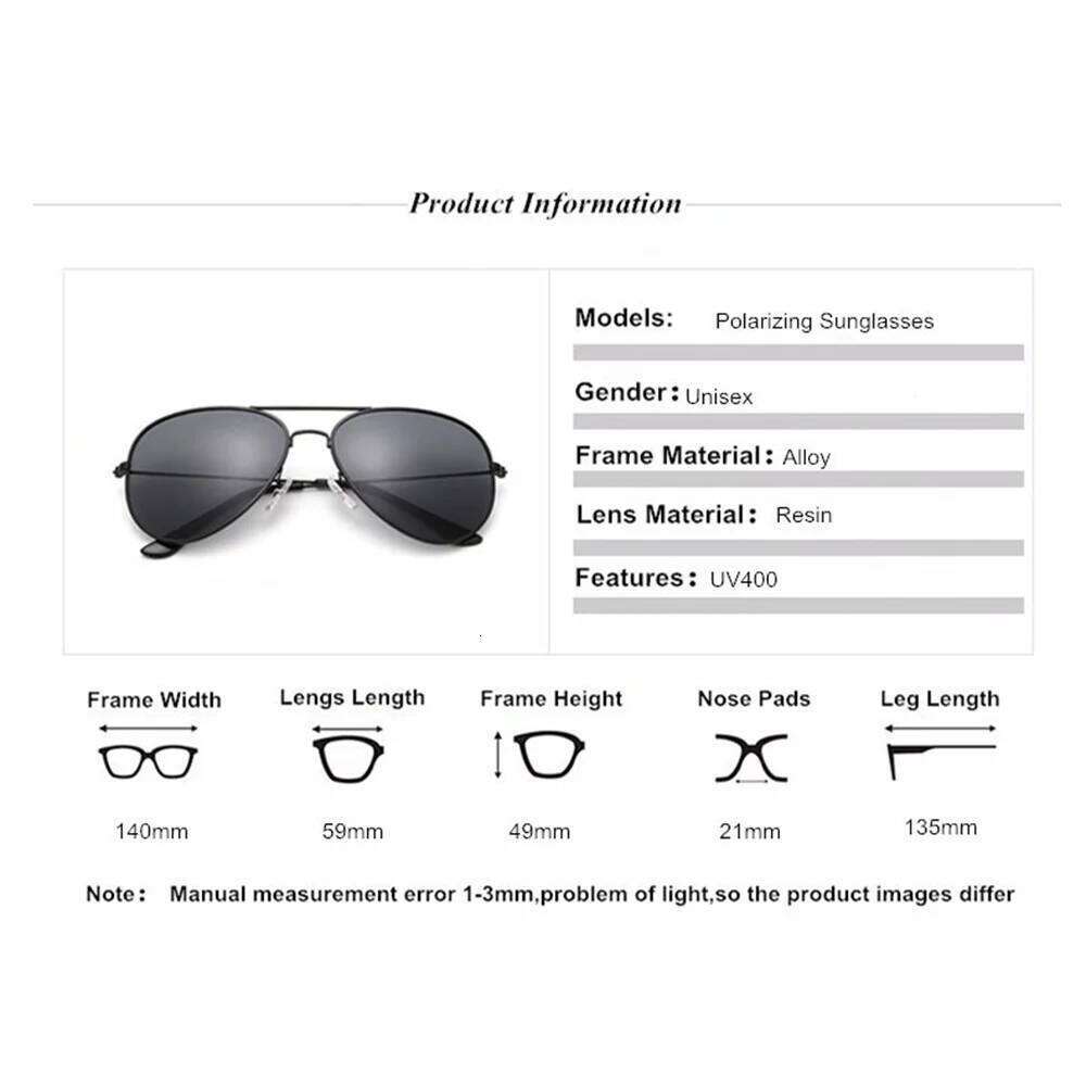 Polarized Sunglasses Men Women Classic Fashion Brand Designer Driving Sun Glasses UV400 Eyewear H260202