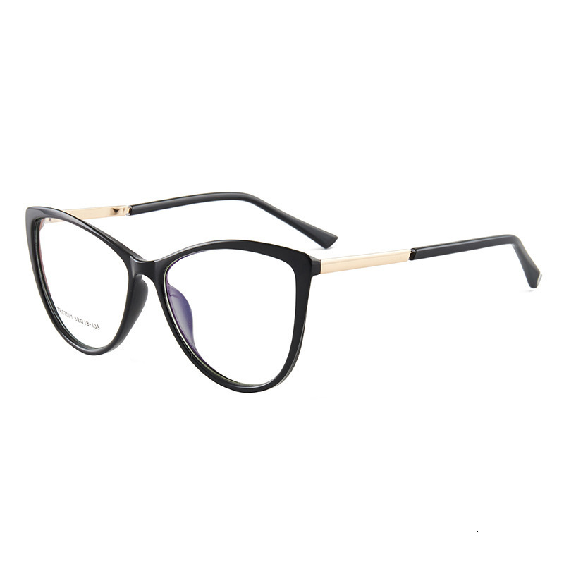 Style Glasses for Women Cat Eye AntiBlue Light Myopia TR Glasses Frame High Quality Straight 240118