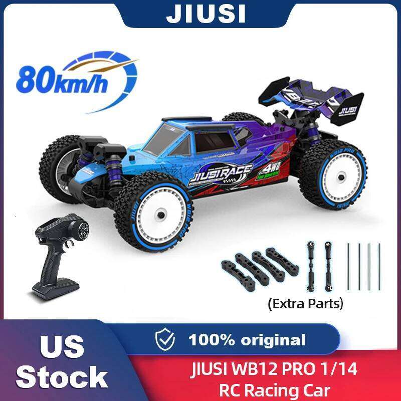 JIUSI WB12 PRO 1/12 4WD Brushless 2.4G Remote Control Racing Car 80km/h High Speed Drifting off-road Vehicle RC Toys Y260131