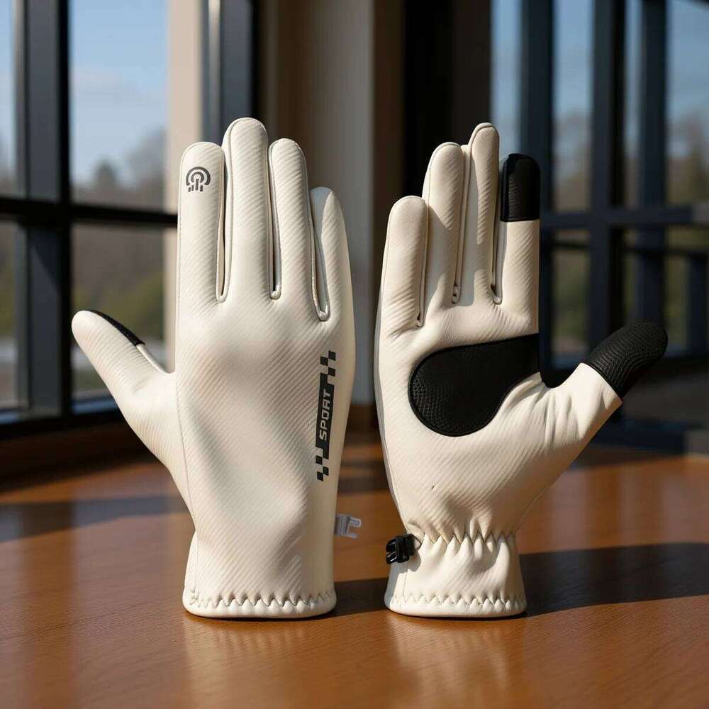 Mwn/Women Winter Cycling Touch Screen Motorcycle Mittens Windproof Outdoor Sports Riding/Running/Hiking Gloves XJ260202