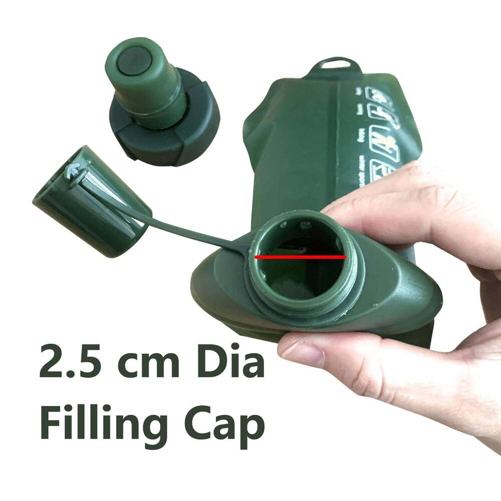 AXEN Folding Water Bottle, Collapsible Soft Flask, TPU Tube with Bite Valve, Suitable for Running Camping Travelling, 500ml Z260202