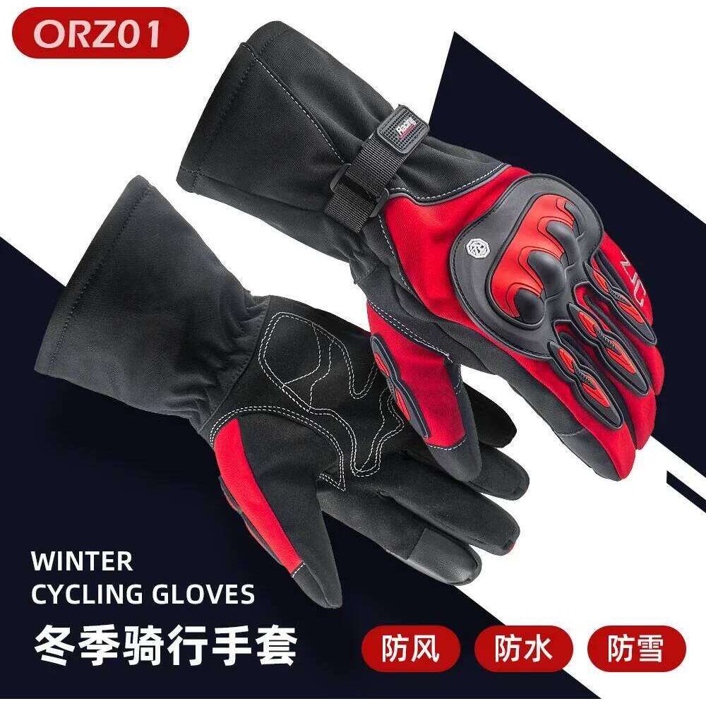 Winter Warm Commuter Off-Road Motorcycle Protective Outdoor Travel Bicycle Gloves XJ260202