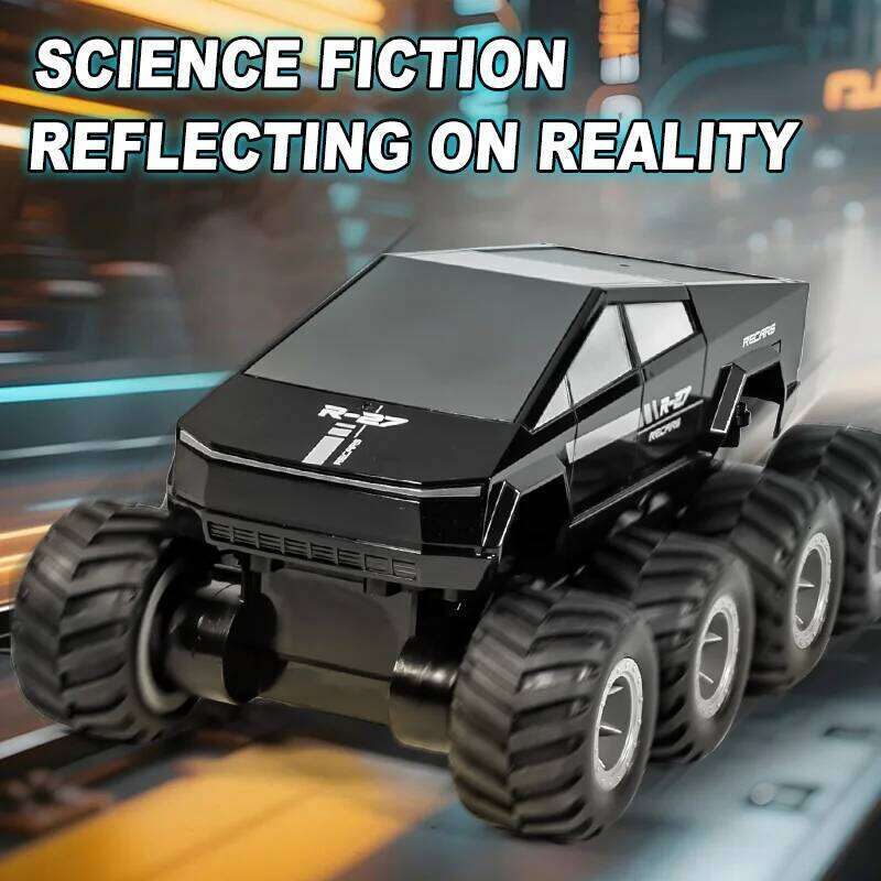 2.4G Amphibious 8WD All Terrain Land and Water Remote Control Truck Stunt Vehicle Waterproof RC Car Toy Gift for Kid Q218 Y260131