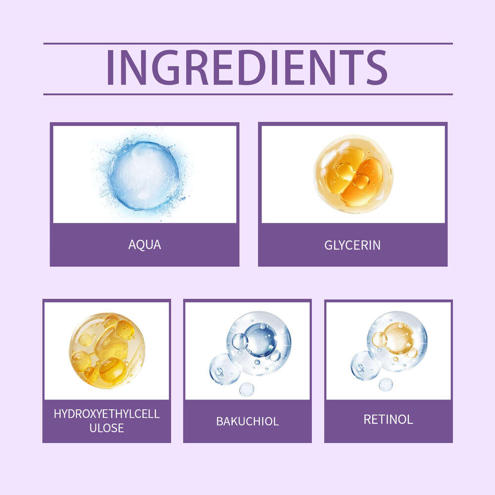 Hoygi Retinol Gentle Hydrating Moisturizing Softening Facial Skin Daily Skincare Serum S260131