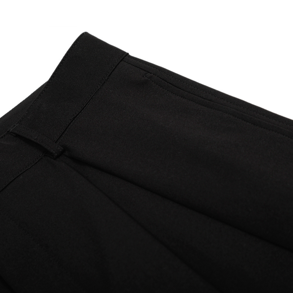 American High Street Solid Color Loose Wide-Leg Pants Mens Vibe Trend Basic Three-Dimensional Double Pleated Draped Casual Trousers