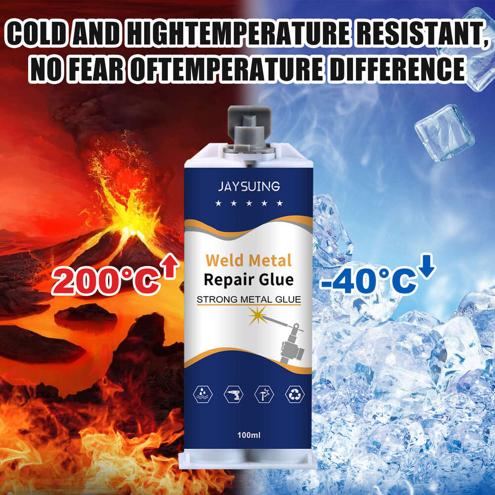 100ml Metal Stone Ceramic Steel Mold Crack Pattern Waterproof High Temperature Resistant Glue S260202