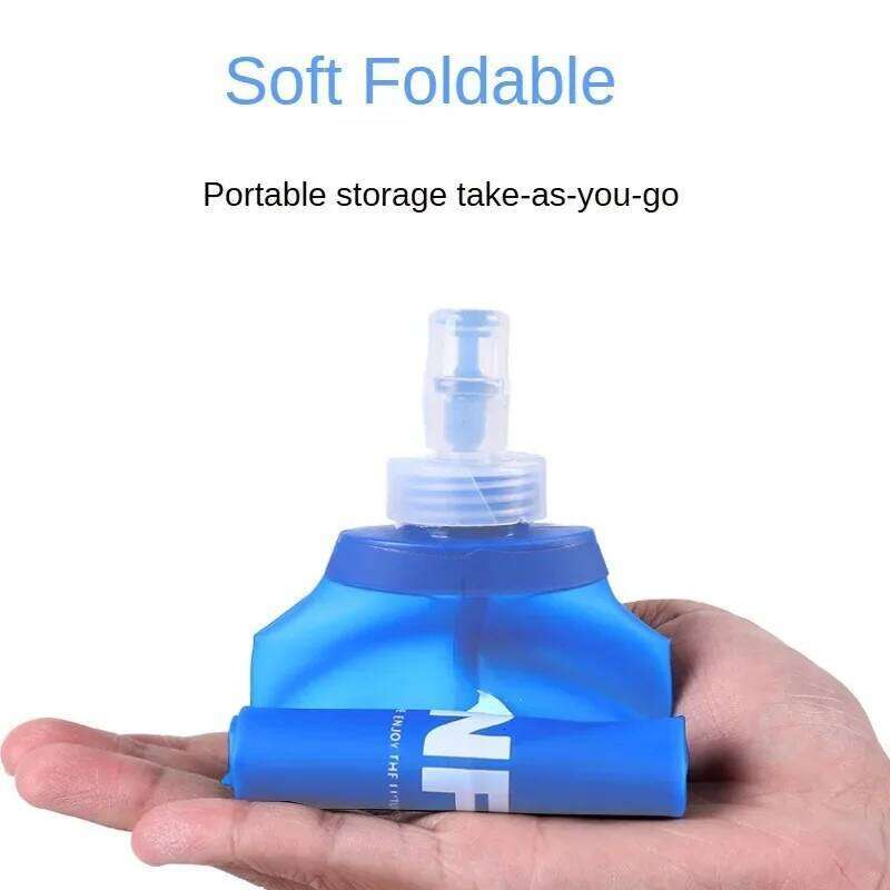 500ml Soft Flask Folding Collapsible Bottle TPU BPA Free Outdoor Sport Portable Water Bag Running Camping Z260202