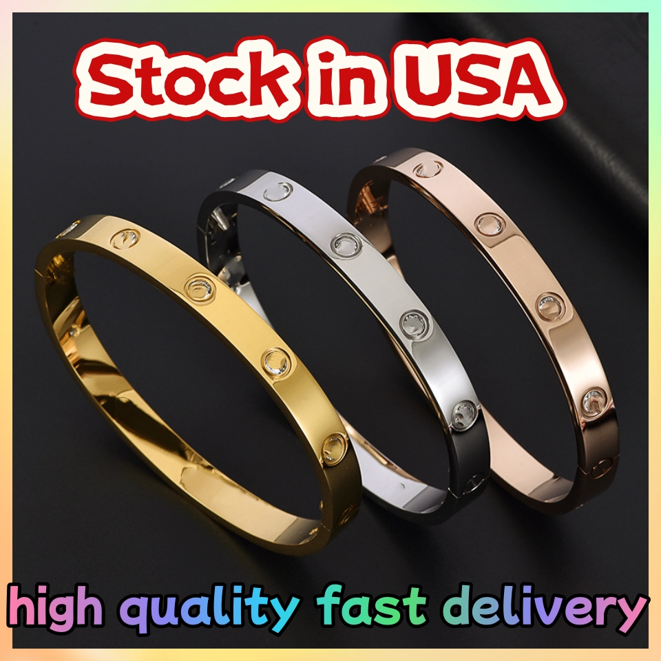 Cartler designer braclets women bracelet bangle classic jewlery bracelets designer jewelry gold bracelet designer luxury jewelry Diamond bangle 18K Size 15-22