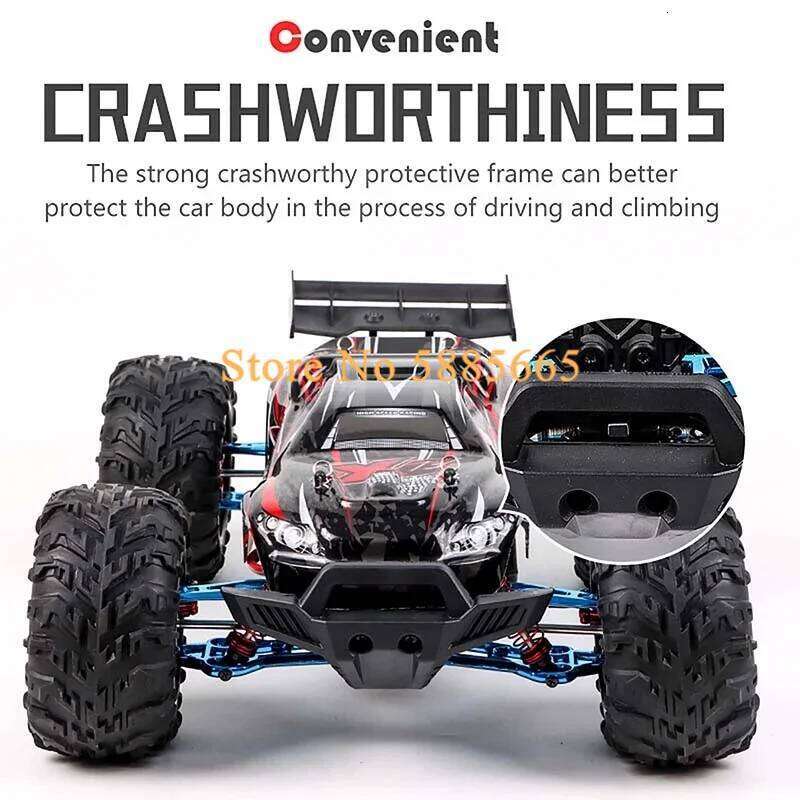 Professional Adult 80KM/H Alloy Frame Brushless Car Toys 4WD Buggy High Speed Racing Truck 200M Brake 1:10 RC Cars Model Toy Y260131