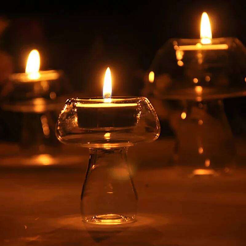 Nordic Handmade Glass Holder, Creative Style, Office/Home Decoration, Candle Holder Suitable for Wedding Celebration Y260131