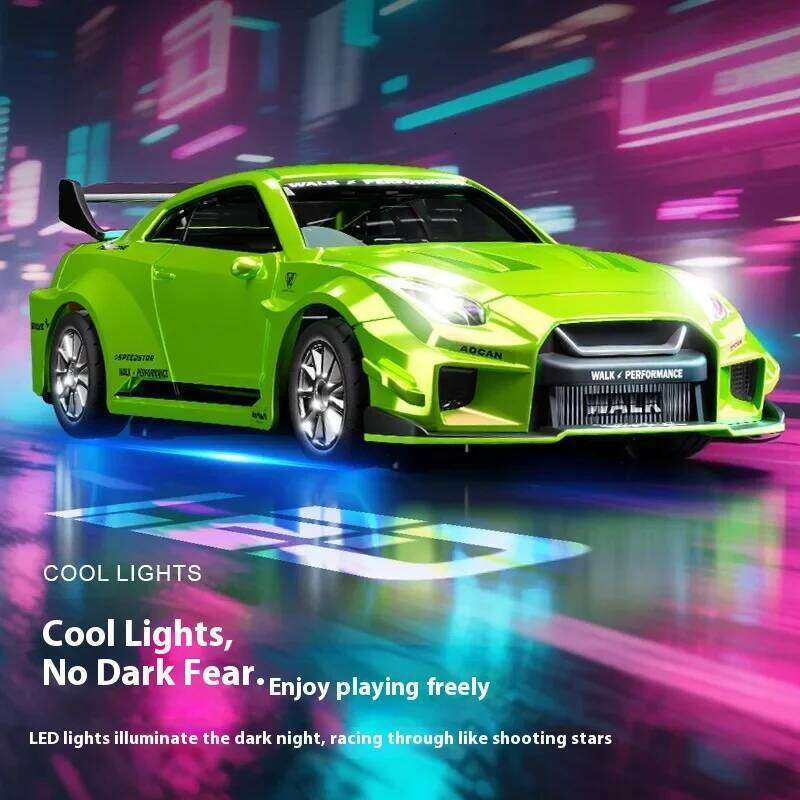 1:43 Scale RC 4WD Drift Alloy Car with Gyro Remote Control Toy for Boys Children's Christmas And Halloween Gifts Y260131