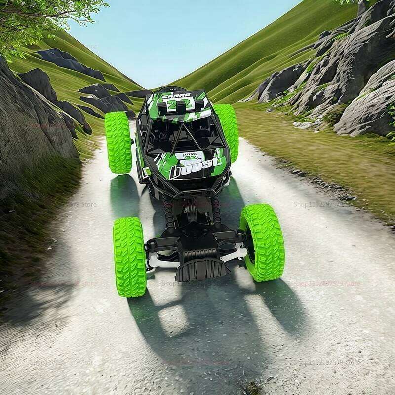 Remote Control Off-Road Climbing Car 1:18 Kids High Speed Flashing Lights Rechargeable Toy Vehicle Gifts For Boys And Girls Y260131