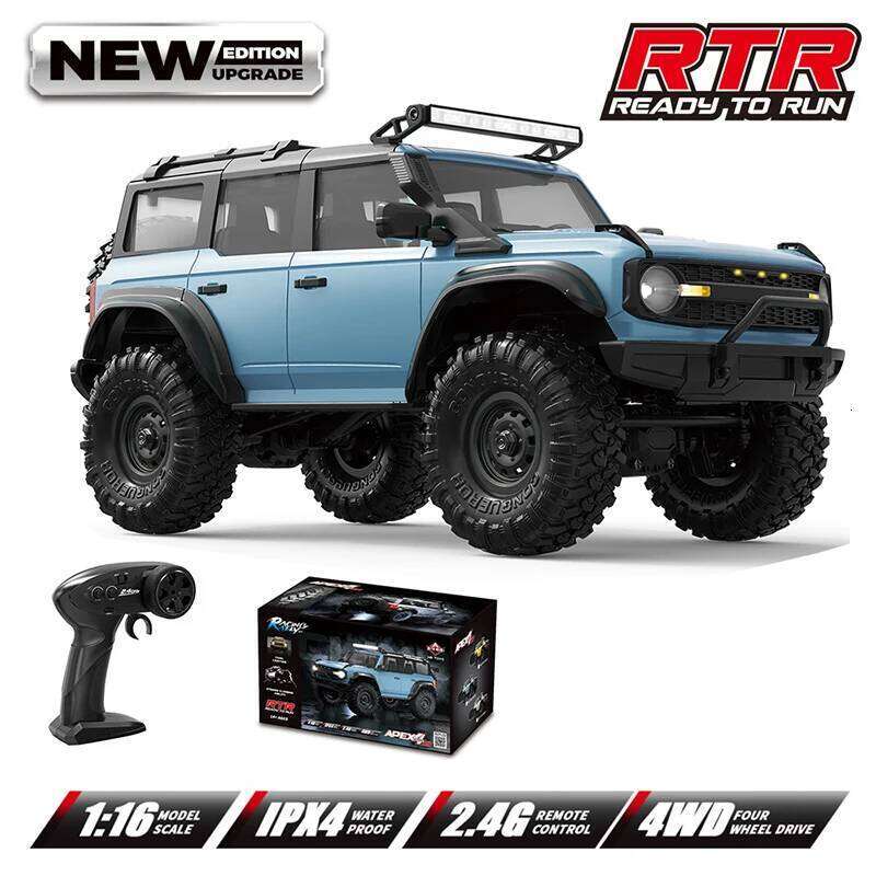 New 2025 HB-R1601-R1603 1:16 Ford horse Rc Remote Control Model Simulation Car 4WD Off-road climbing car Boys' toy Y260131