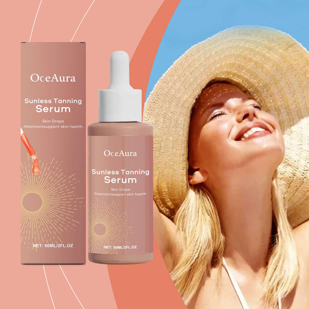 OceAura Herbal Sunless Tanning Summer Beach Self-Tanning Wheat Skin Tone Body Moisturizing Serum S260131