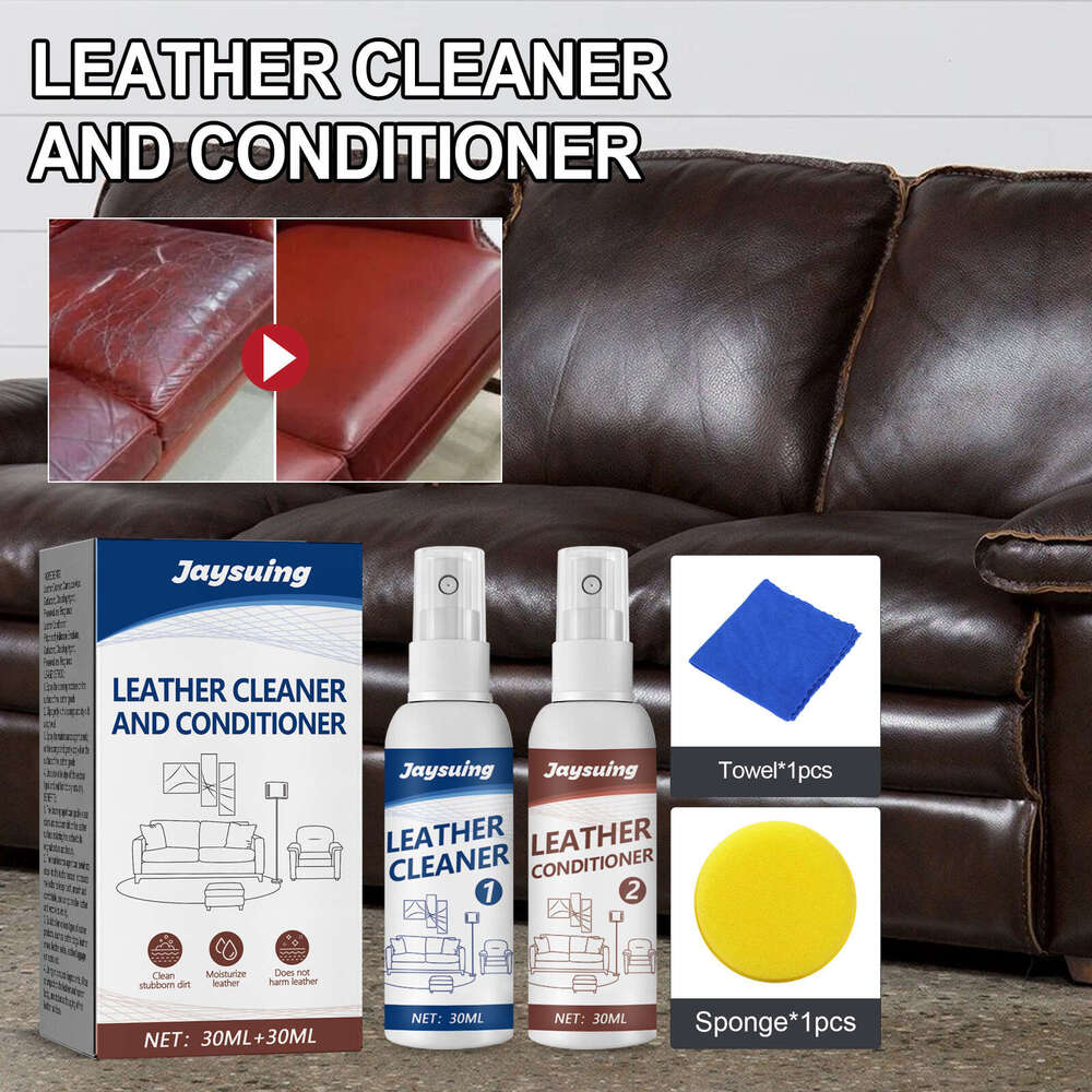 Cleaning and Agent Care Genuine Leather Set Sofa Maintenance Cleaner S260202