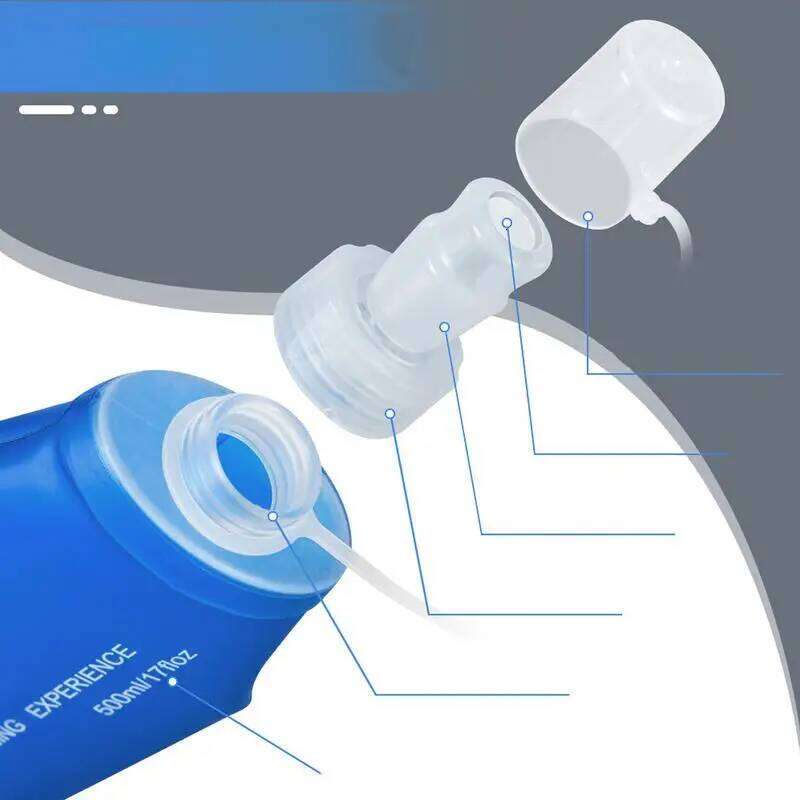 250/500ml Drinking Sport Folding Bag Soft Flask TPU BPA-Free Collapsible Water Bottle Z260202
