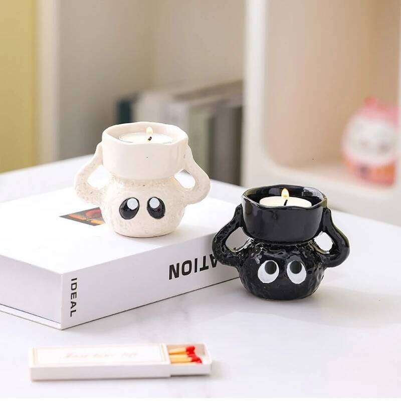 Ceramic Cute Desktop Decorations Aromatherapy Candle Holders Atmospheric Atmosphere Couple's Birthday Gifts Y260131