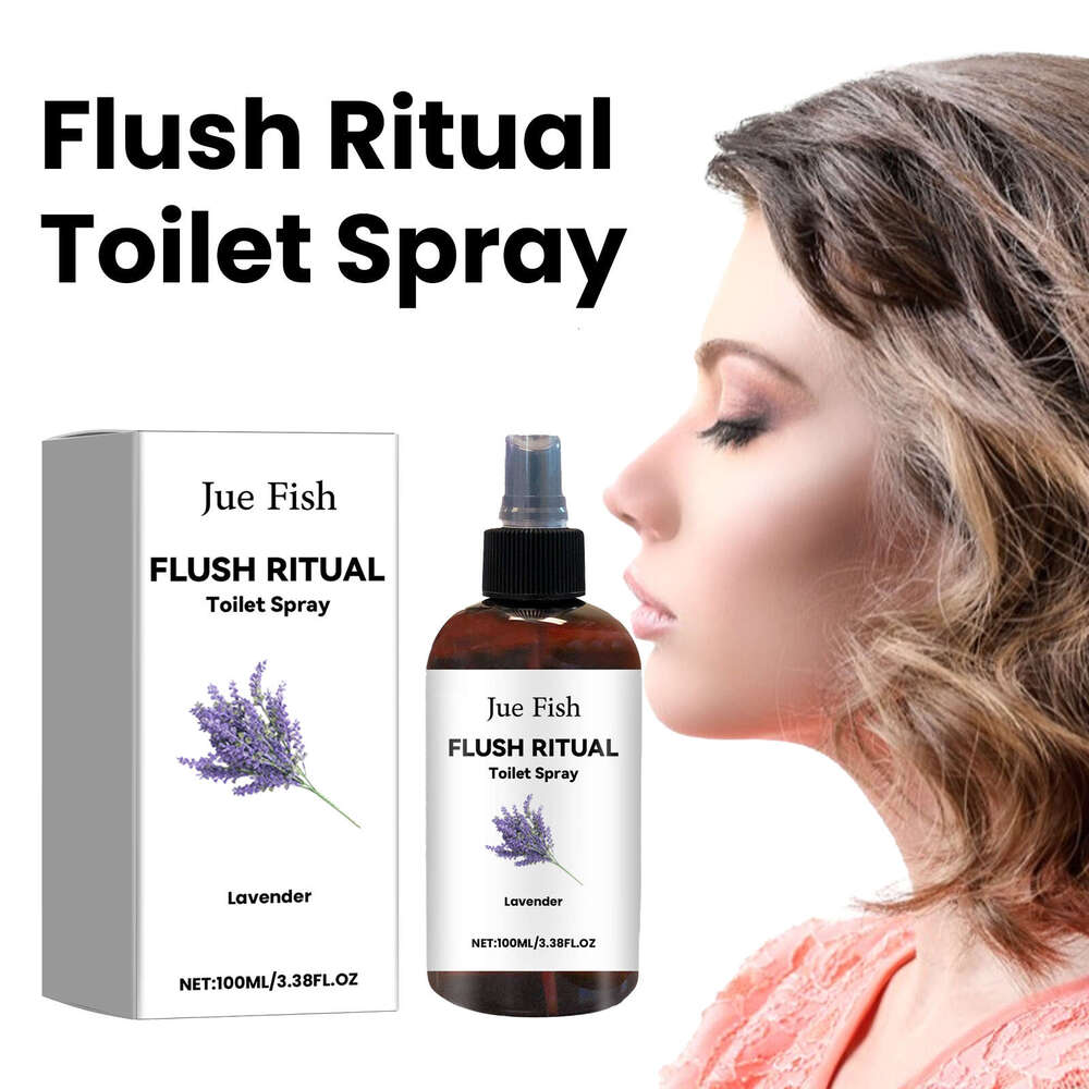 Fish Scent Toilet Spray Indoor Deodorizer Lavender Fresh Air Long-lasting Fragrance S260202