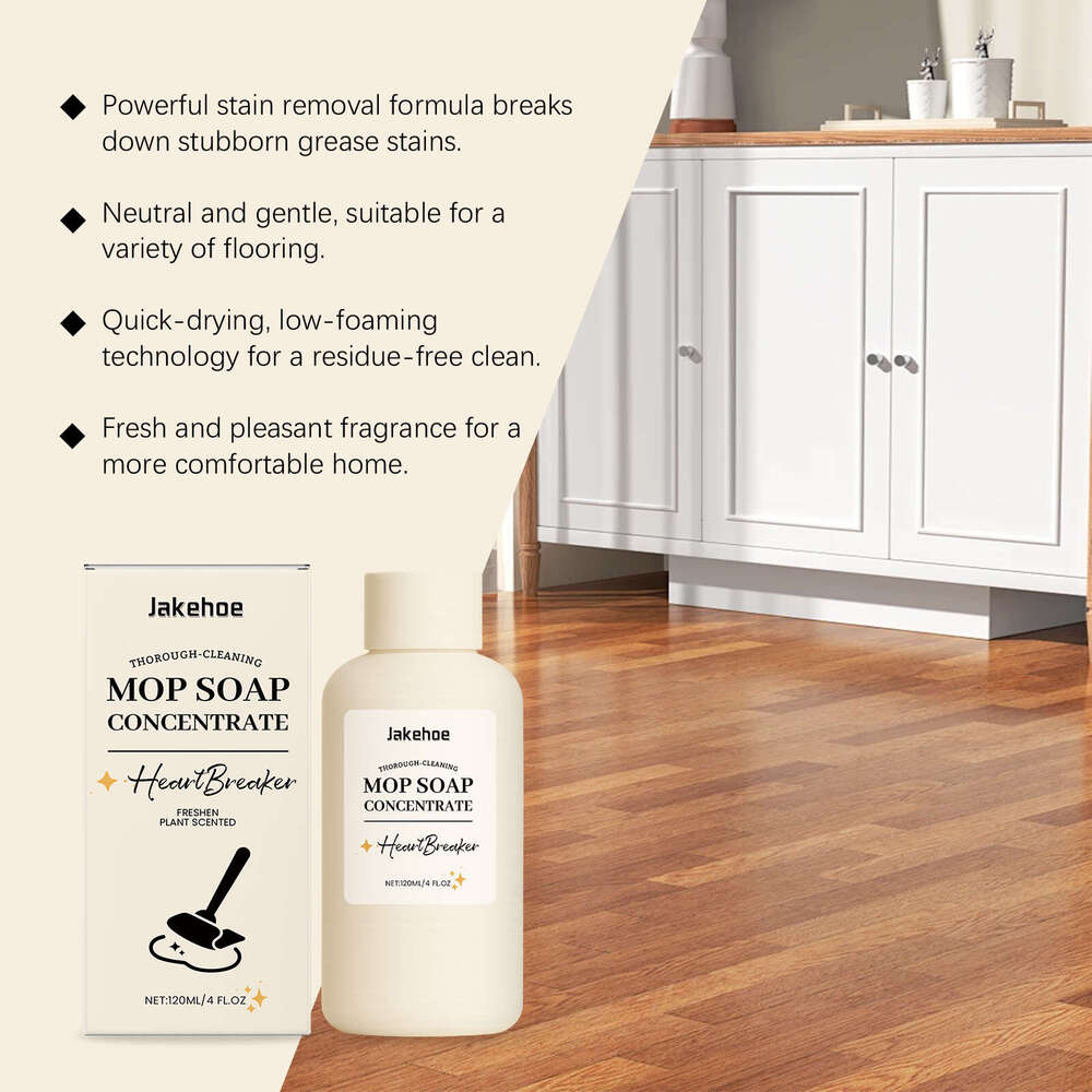 Household Cleaner Gentle Stain Removal Fresh Scent Tile and Wood Floor Brightening Special Mopping Solution S260202