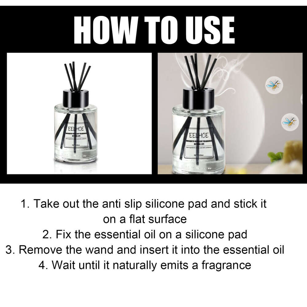 EELHOE Indoor Car Air Freshener Prevents Bites Repellent Mosquito Incense S260202