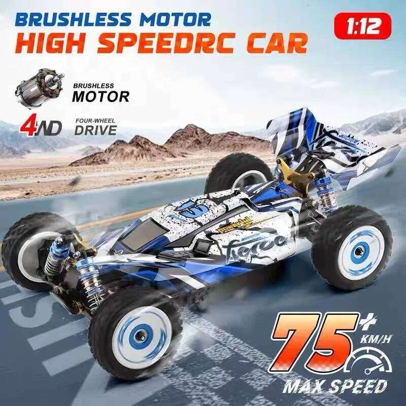 WLtoys 75km/h 144010 144001 2.4G Wireless Four-wheel Drive High-speed Off-road Remote-controlled Drifting Toy - A Gift for Boys Y260131