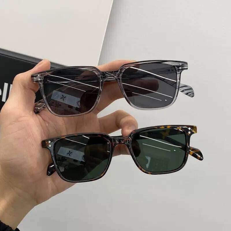 Rectangle Sunglasses Men Polygon Vintage Brand Designer Square Sun for Women Shades Female Eyewear Unisex Glasses H260202