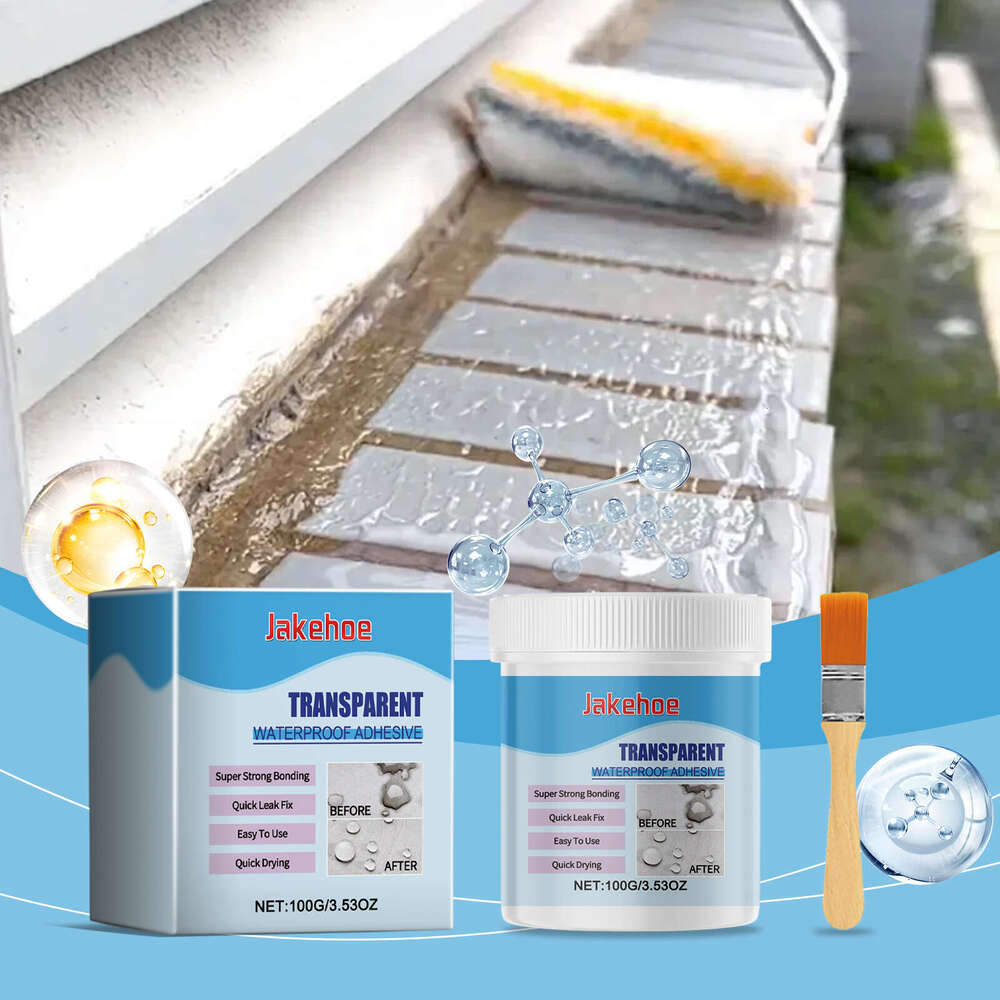 Construction Site Household Waterproof Exterior Wall Roof Invisible Sealing Transparent Coating Glue S260202