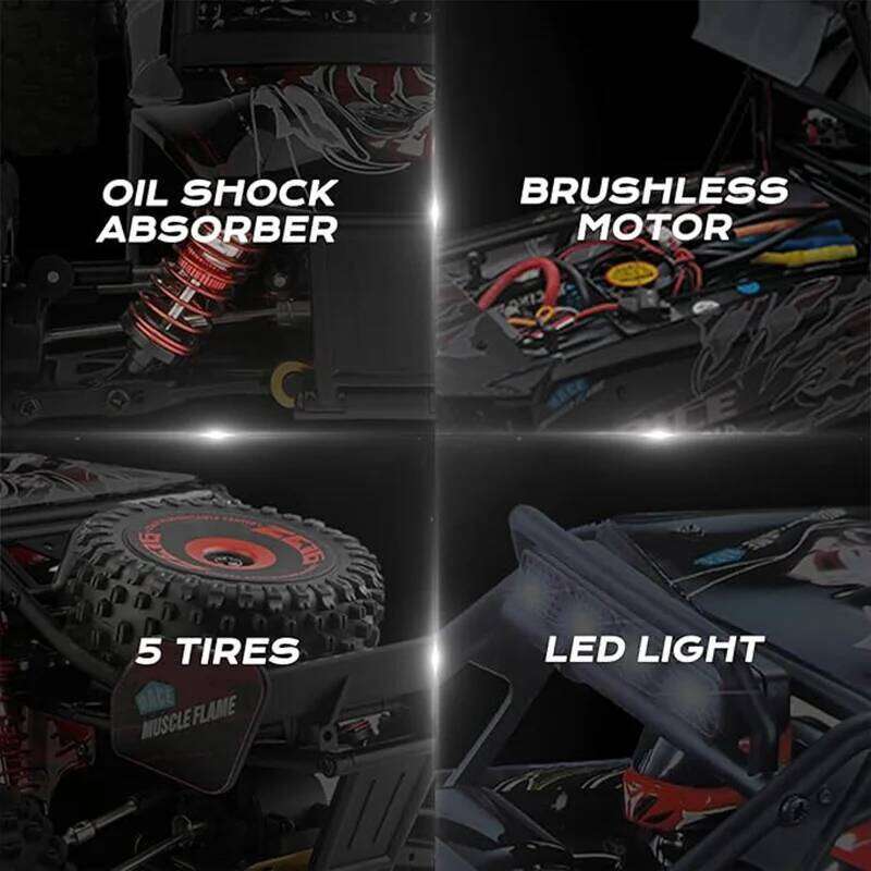 WLtoys 124016V2 Fast Car, 1/12 Brushless RC Car with Independent ESC Adults, 75km/h, Suitable for Outdoors and Gifts Y260131