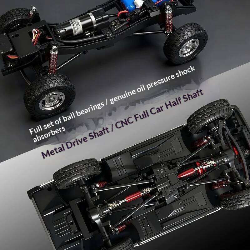 Ldrc18401pro 1/18 Full Scale Induction Brushless Four Wheel Drive Remote Control Off Road Vehicle Climbing Model Boy Gift Y260131
