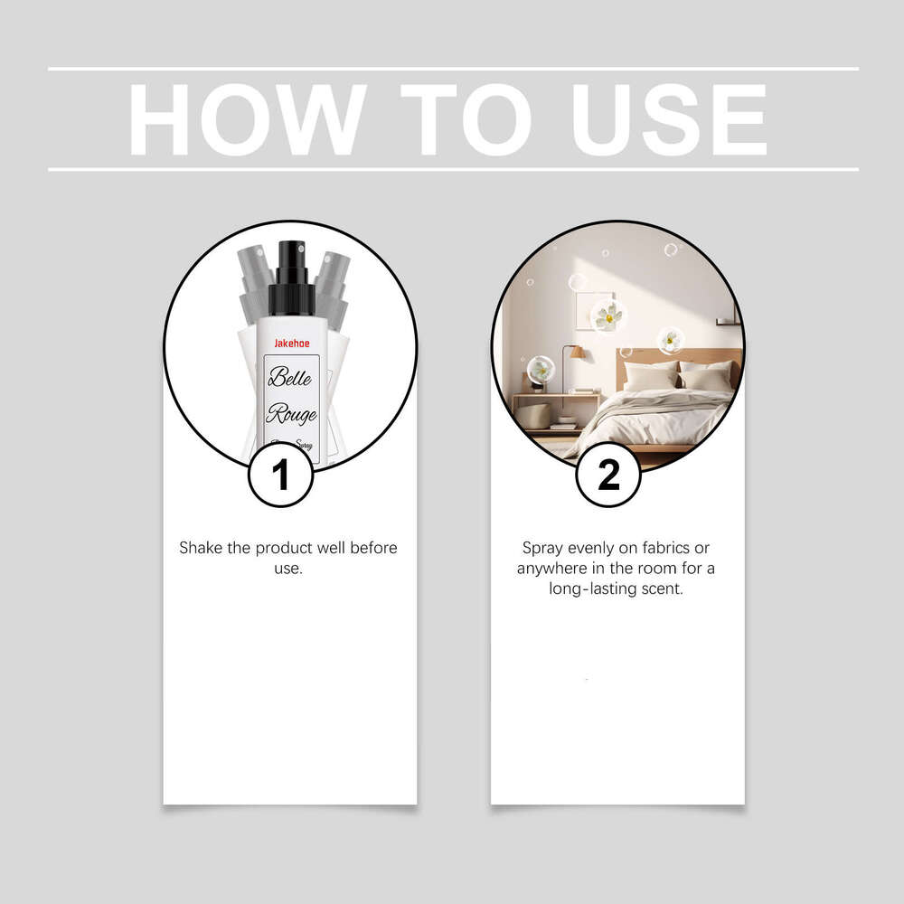 Jasmine Scented Indoor Long-lasting Fragrance for Living Room and Bathroom Air Purification Spray S260202