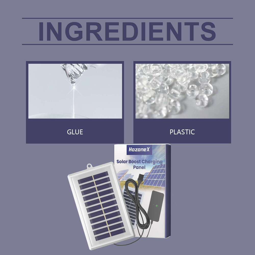 HozoneX Booster Solar Photovoltaic Voltage Regulator Mobile Phone Charger Polycrystalline Charging Board S260202