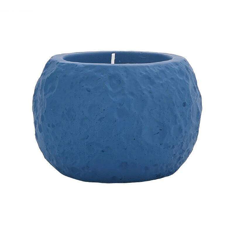 Cement Candle Holder Desktop Irregular Solid Color Aromatherapy Cup Living Room Household Container Y260131