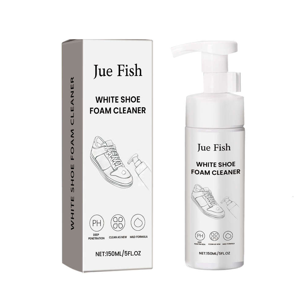 Jue-Fish White Stain Removal Whitening Multi-Functional Shoe Foam Cleaner S260202