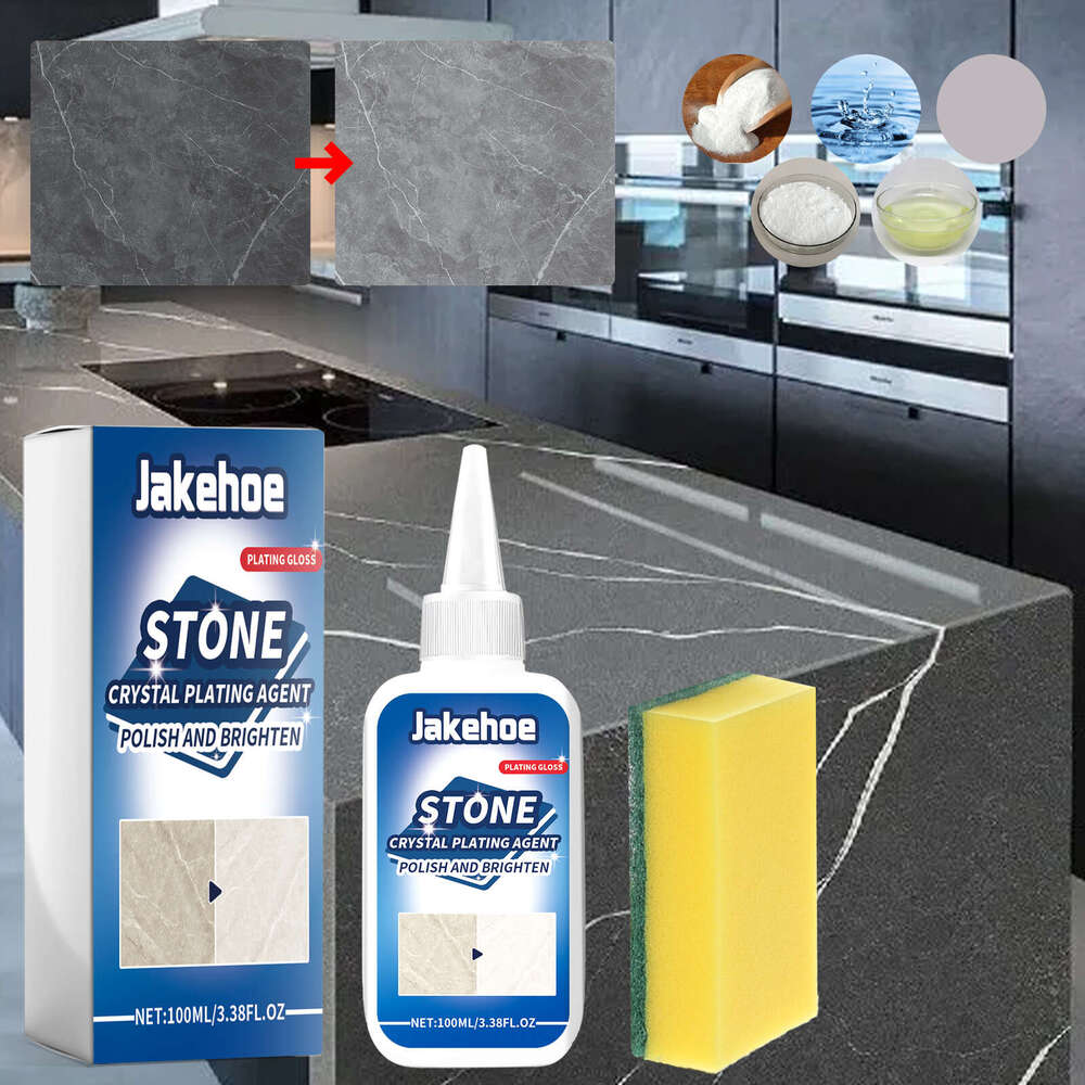 Jakehoe Stone Crystal Plating Agent Kitchen Tile Marble Surface Renovation Repair Polishing Maintenance Cleaner S260202