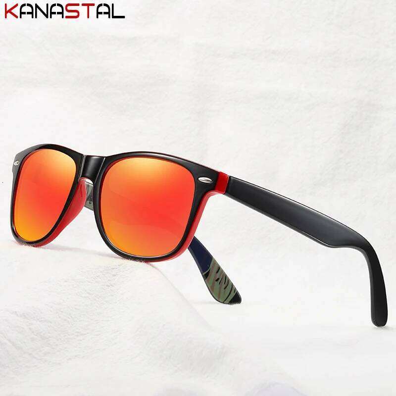 Polarized Sunglasses Men UV400 Fashion Sun Glasses Women PC Eyeglasses Frame Driving Beach Bike Travel Anti Glare Shade Eyewear H260202