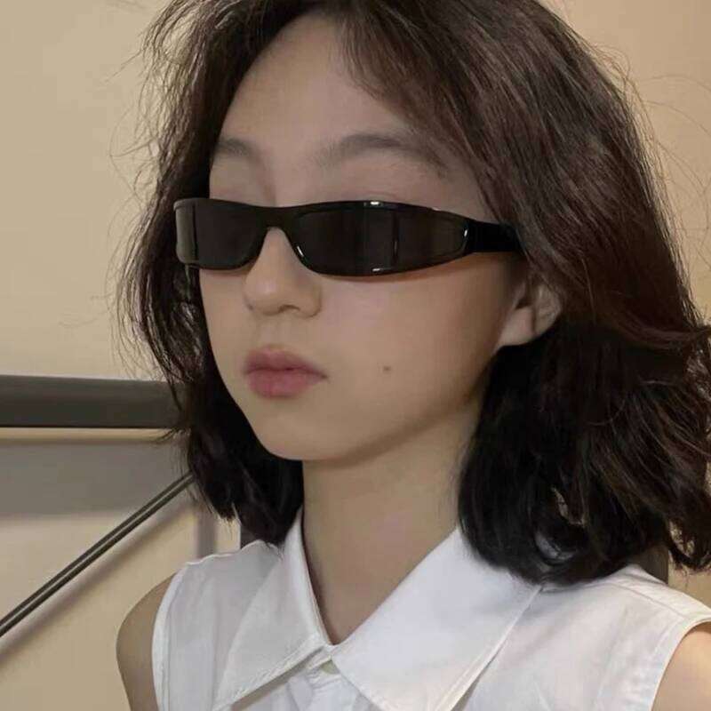 Small Rectangular Narrow Frame Sunglasses Women Streetwear Y2k Sun Glasses Female 2023 Fashion Brand Vintage Sports Sunglass H260202