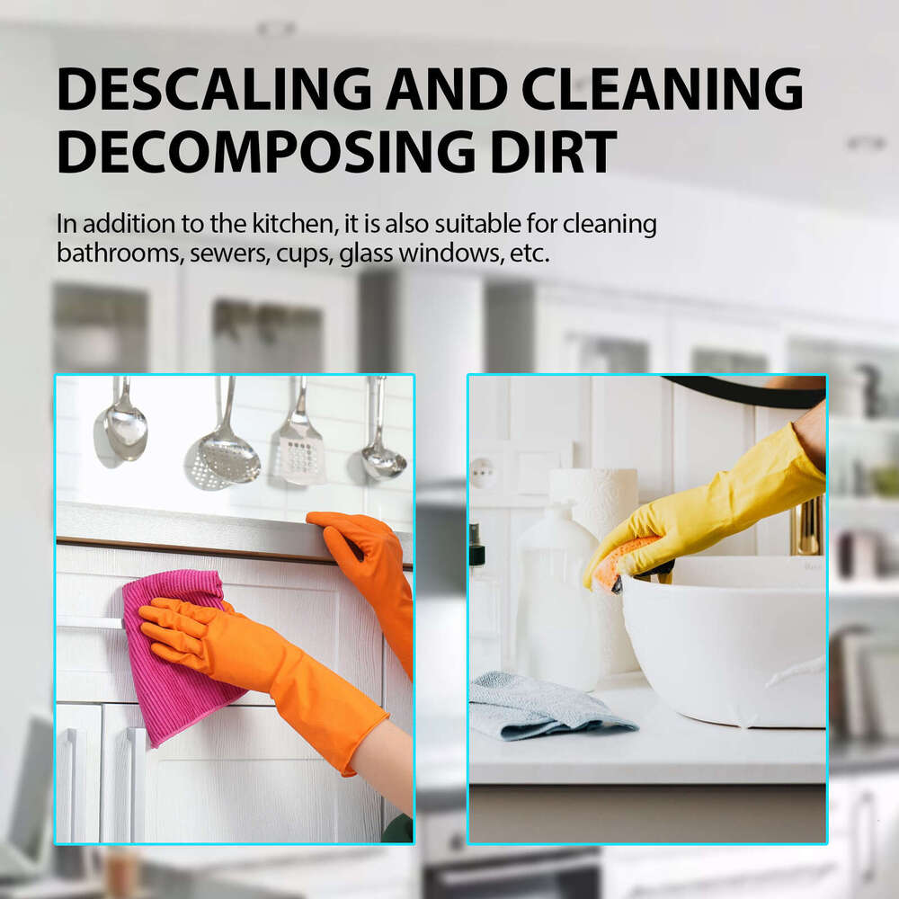 Jakehoe Multi-Purpose Tablets Household Kitchen Stove Cookware Stainless Steel Heavy Oil Stain Cleaning and Descaling S260202